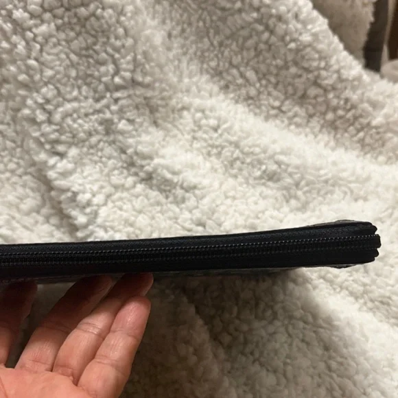 Coach Black and Silver Animal Print Clutch/tablet bag padded - Picture 5 of 16